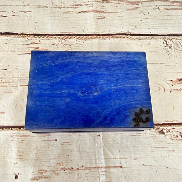 Vintage Dolphin Polished Jewelry Keepsake Trinket Box - Picture 8 of 10